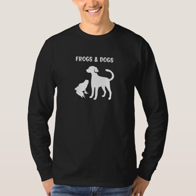 Camiseta Sapos E Design De Cães Para Ventiladores De Suport (Frente)