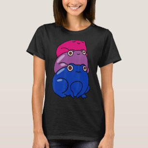 Camiseta Sapos empilham Bandeira da Bissexualidade Lgbt Pri