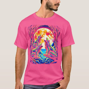 Camiseta Sapos Engraçados Do Sapo 3 Que Gritam Na Ret Da Lu