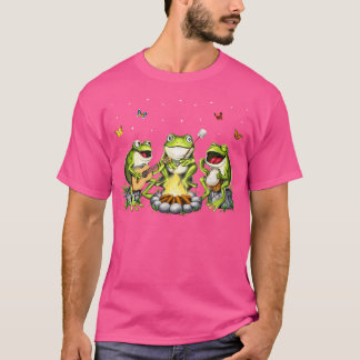 Camiseta Sapos estéticos de Cottagecore Campanha Floresta G