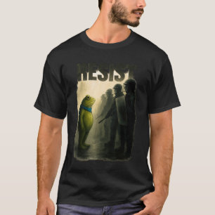 Camiseta Sapos Resistem - Roupas de Protesto de Sapo de Por