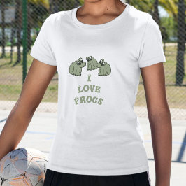 Camiseta Sapos Sage Bubble - Eu Amo Sapos - editáveis.