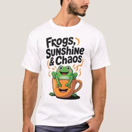 Camiseta Sapos, sol e caos - Sapo bonito na Copa do Café