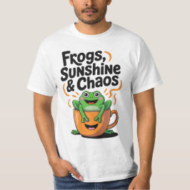 Camiseta Sapos, sol e caos - Sapo bonito na Copa do Café