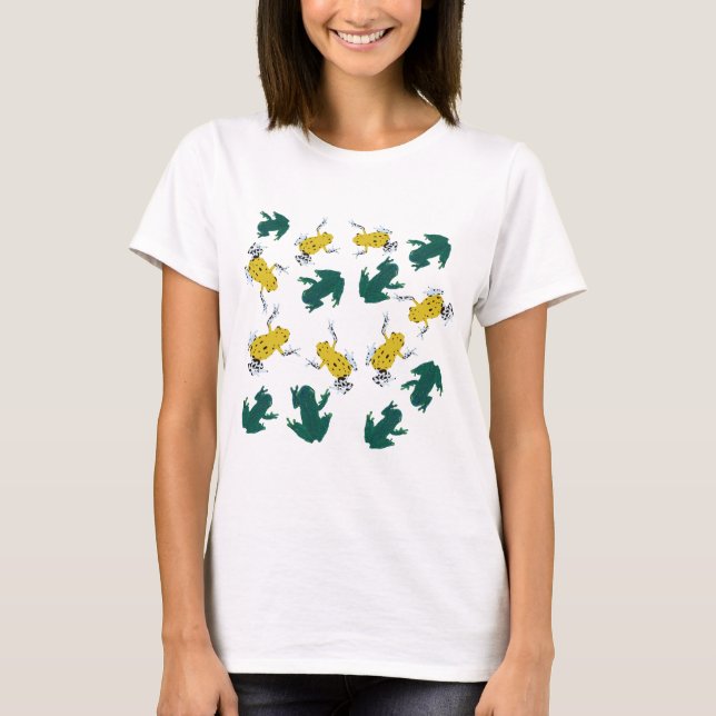 Camiseta Sapos tropicais (Frente)