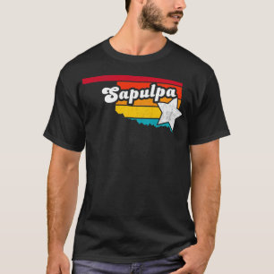 Camiseta Sapulpa Oklahoma Vintage angustiou Souvenir