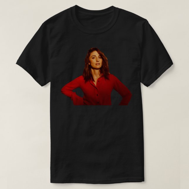 Camiseta Sara Bareilles Sticker (Frente do Design)