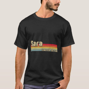 Camiseta Sara Gift Name Personalizado Aniversário do Natal