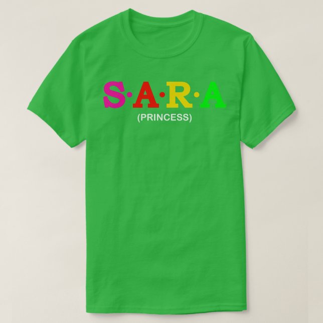 Camiseta Sara Princess (Frente do Design)