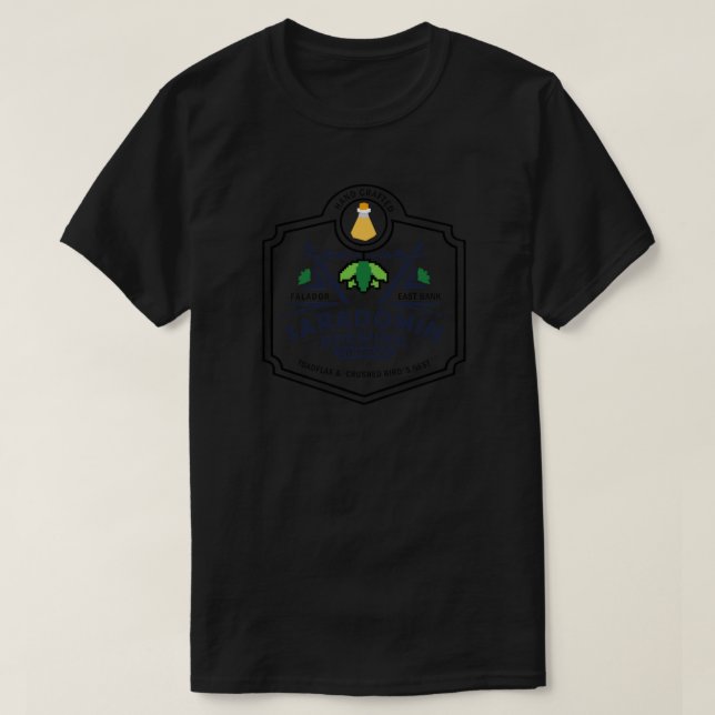 Camiseta Saradomin Brewing Company OSRS (Frente do Design)