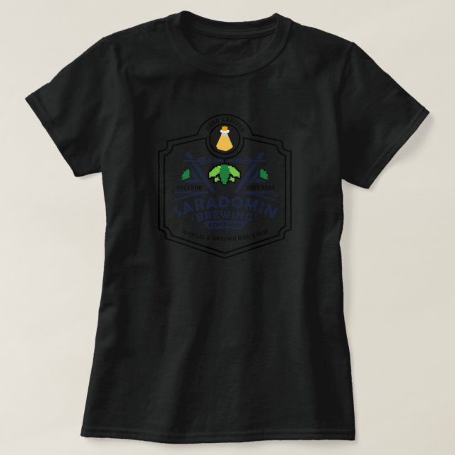 Camiseta Saradomin Brewing Company OSRS (Frente do Design)