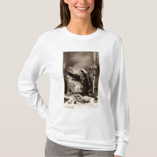 Camiseta Sarah Bernhardt (1844-1923) como Hamlet no 1899