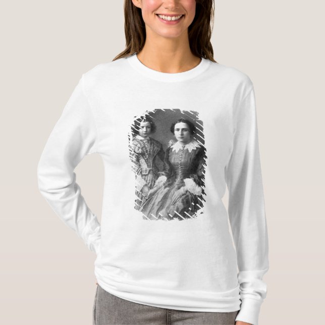 Camiseta Sarah Bernhardt e sua mãe? (Frente)