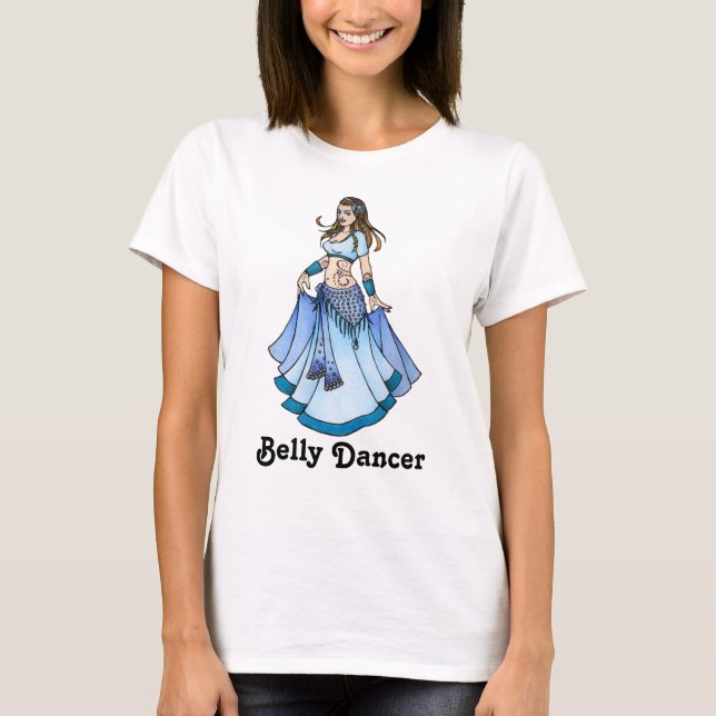 Camiseta Sarah Blue Bellydancer (Frente)