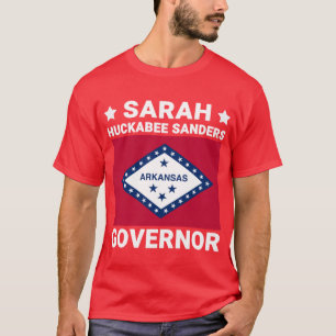 Camiseta Sarah Huckabee Sanders Governadora Bandeira Arkans