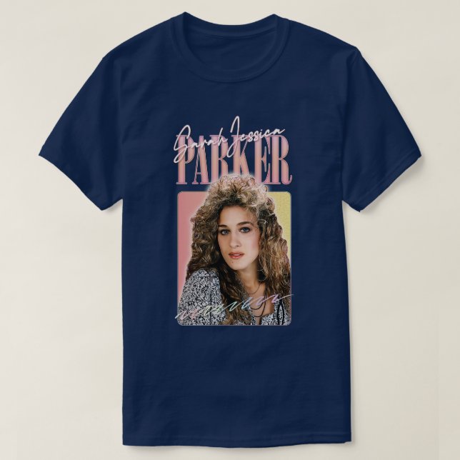 Camiseta Sarah Jessica Parker 90s Design estética (Frente do Design)