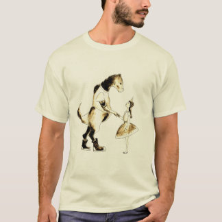 Camiseta Sarah & o t-shirt dos homens do dinossauro