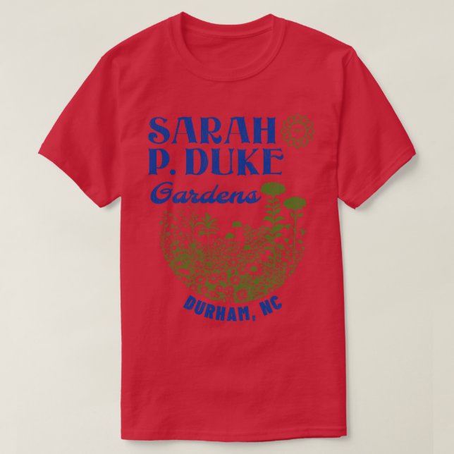 Camiseta Sarah P Duke Gardens 70s (Frente do Design)