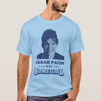 CAMISETA SARAH PALIN É MEU HOMEGIRL