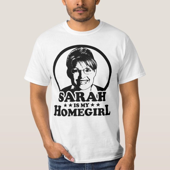 Camiseta Sarah Palin é meu Homegirl (Frente)