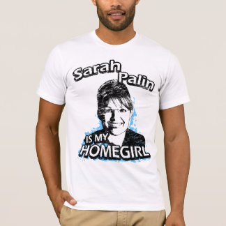 Camiseta Sarah Palin é meus t-shirt do homegirl
