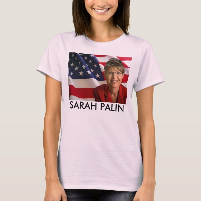 CAMISETA SARAH PALIN REPUBLICANO VICE PRESIDENTE (Frente)