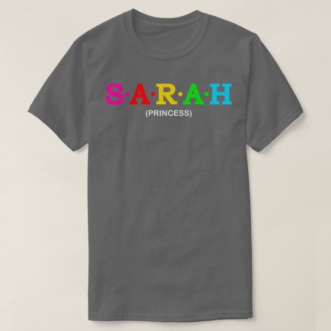 Camiseta Sarah Princess (Frente do Design)