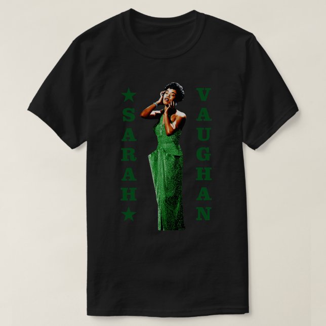 Camiseta Sarah Vaughan (Frente do Design)