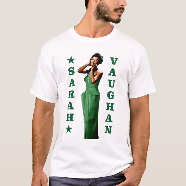 Camiseta Sarah Vaughan (Frente)