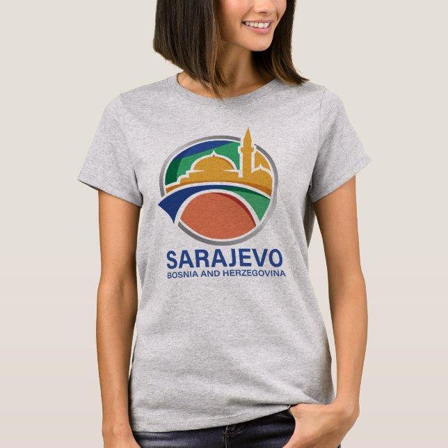 Camiseta Sarajevo Bosnia and Herzegovina (Frente)