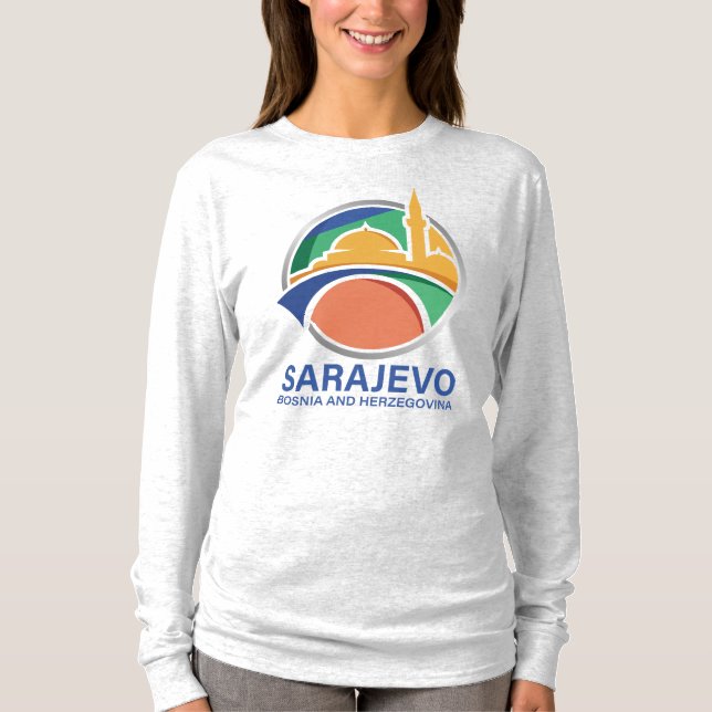 Camiseta Sarajevo Bosnia and Herzegovina (Frente)