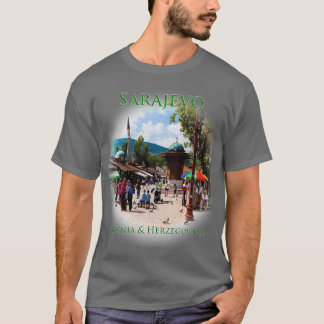 Camiseta Sarajevo Bósnia-Herzegovina Pigeon Square
