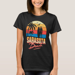 Camiseta Sarasota Beach Florida Surfing Ocean Summer