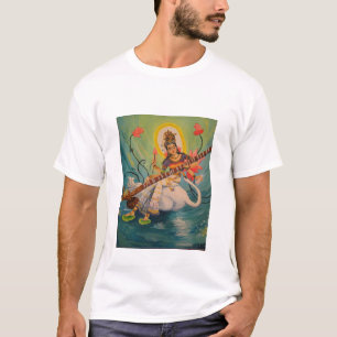 Camiseta Saraswati Hindu Goddess Tee