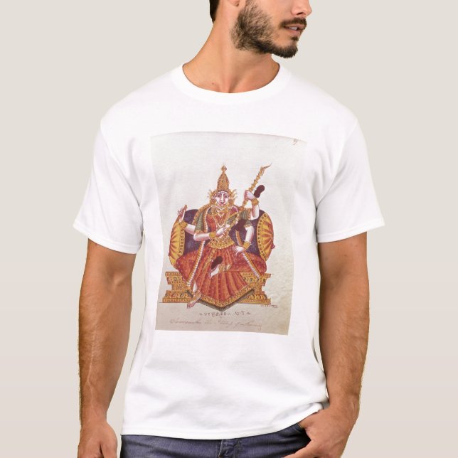 Camiseta Saratheswathee, deusa hindu da aprendizagem (Frente)