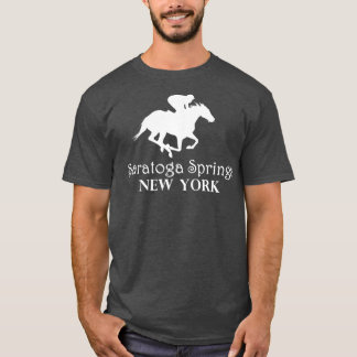 Camiseta Saratoga Primaveras Jockey T-Sh da Corrida do Cava