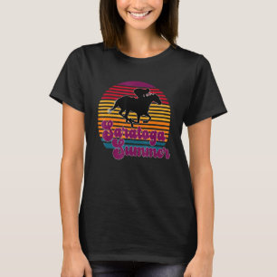 Camiseta Saratoga Primaveras New York Summer Sunset Horse R