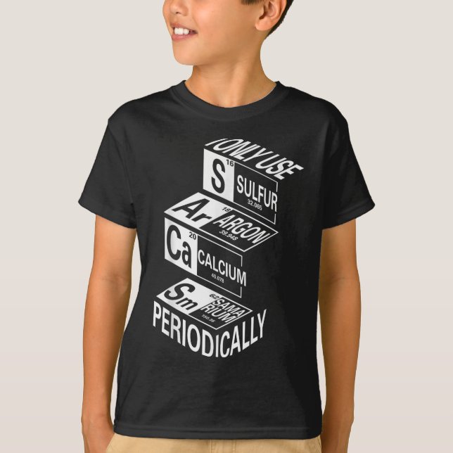 Camiseta Sarcasm Periódico Mesa Elemento Estranho Piada Cie (Frente)