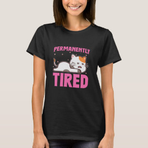 Camiseta Sarcasmo Cansado Cansado Cansaço Permanentemente C