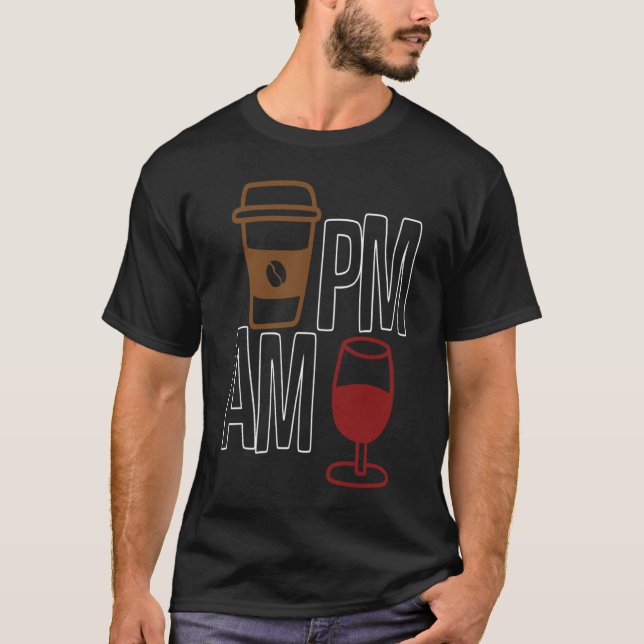 Camiseta Sarcasmo de Roupas AM Café PM Vencer (Frente)