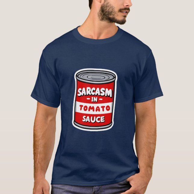 Camiseta Sarcasmo em molho de tomate (Frente)