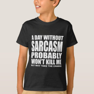 Camiseta Sarcasmo Engraçado Citação Sarcástica Humor Homens