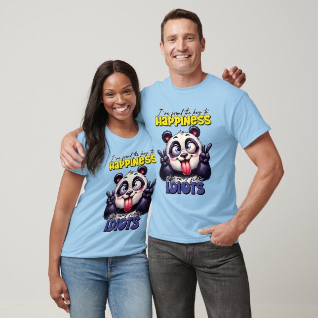 Camiseta Sarcasmo engraçado panda urso unisex (Unissex)
