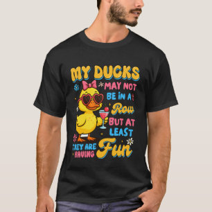 Camiseta Sarcasmo Humor Pato Engraçado Meus Patos Podem Não