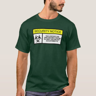 Camiseta Sarcasmo legal e cinismo retrô