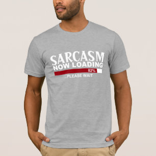 Camiseta SARCASMO que CARREGA agora o T do GRÁFICO do