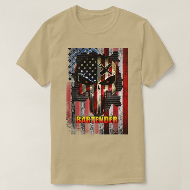 Camiseta Sarcastic Bartender Blanket (Frente do Design)