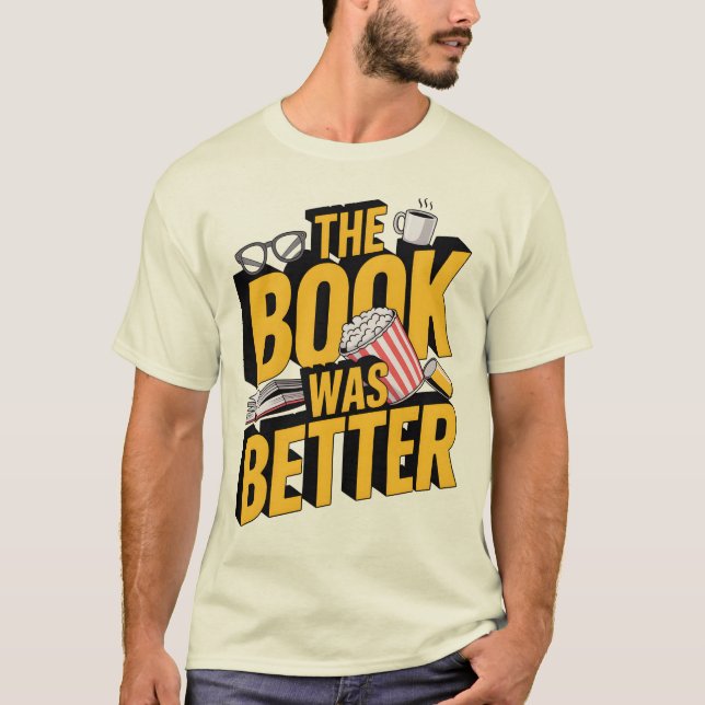Camiseta Sarcastic Bibliophile Bold (Frente)