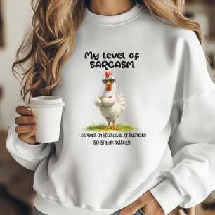 Camiseta Sarcastic Chicken Humor Gift Engraçado Cotação
