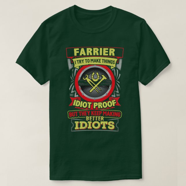 Camiseta Sarcastic Farrier T (Frente do Design)